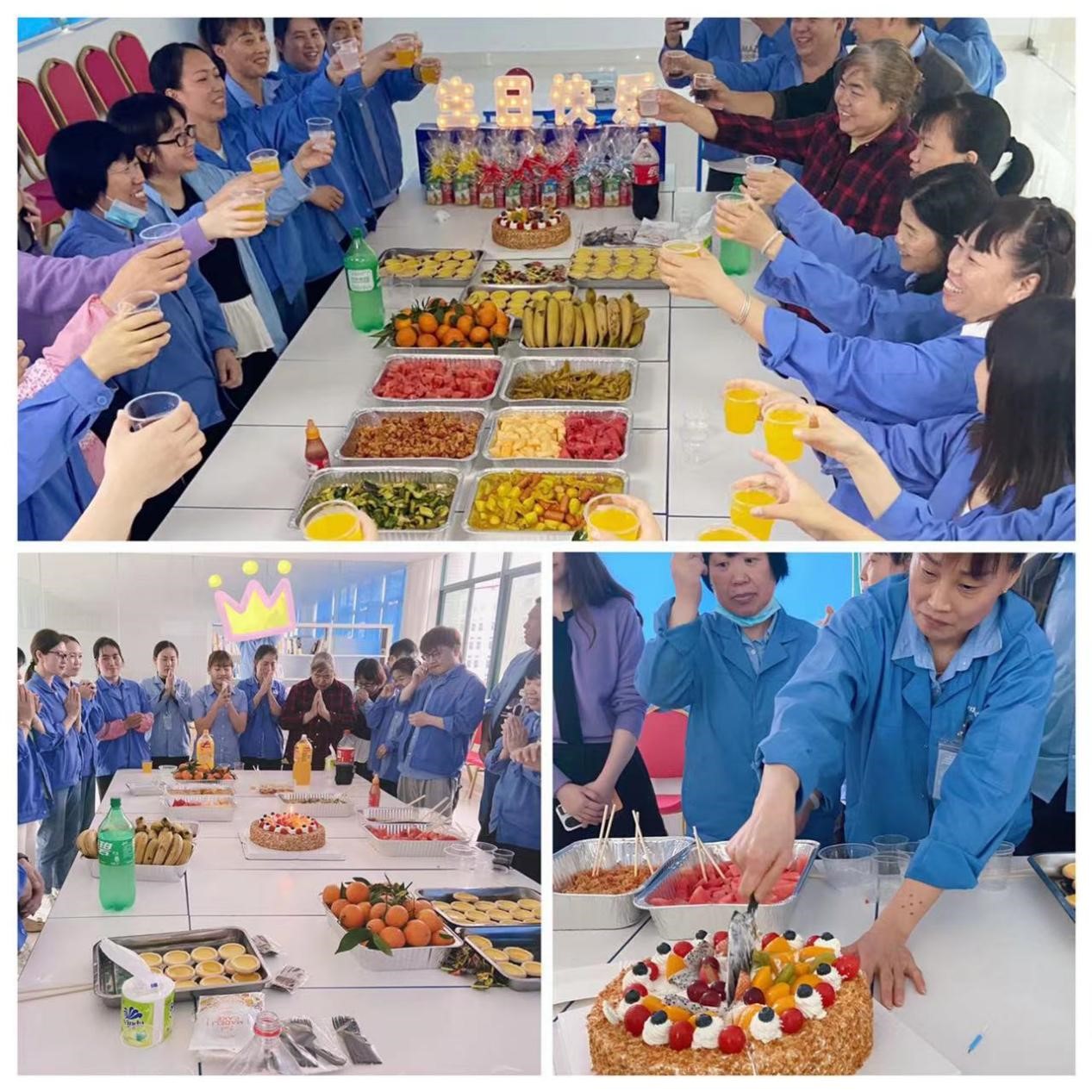 哔咔漫画2.0新能源员工庆生,温情相伴